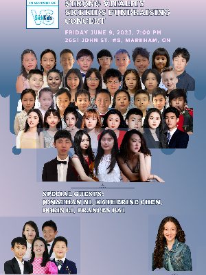 Strong Vitality SickKids Fundraising Concert